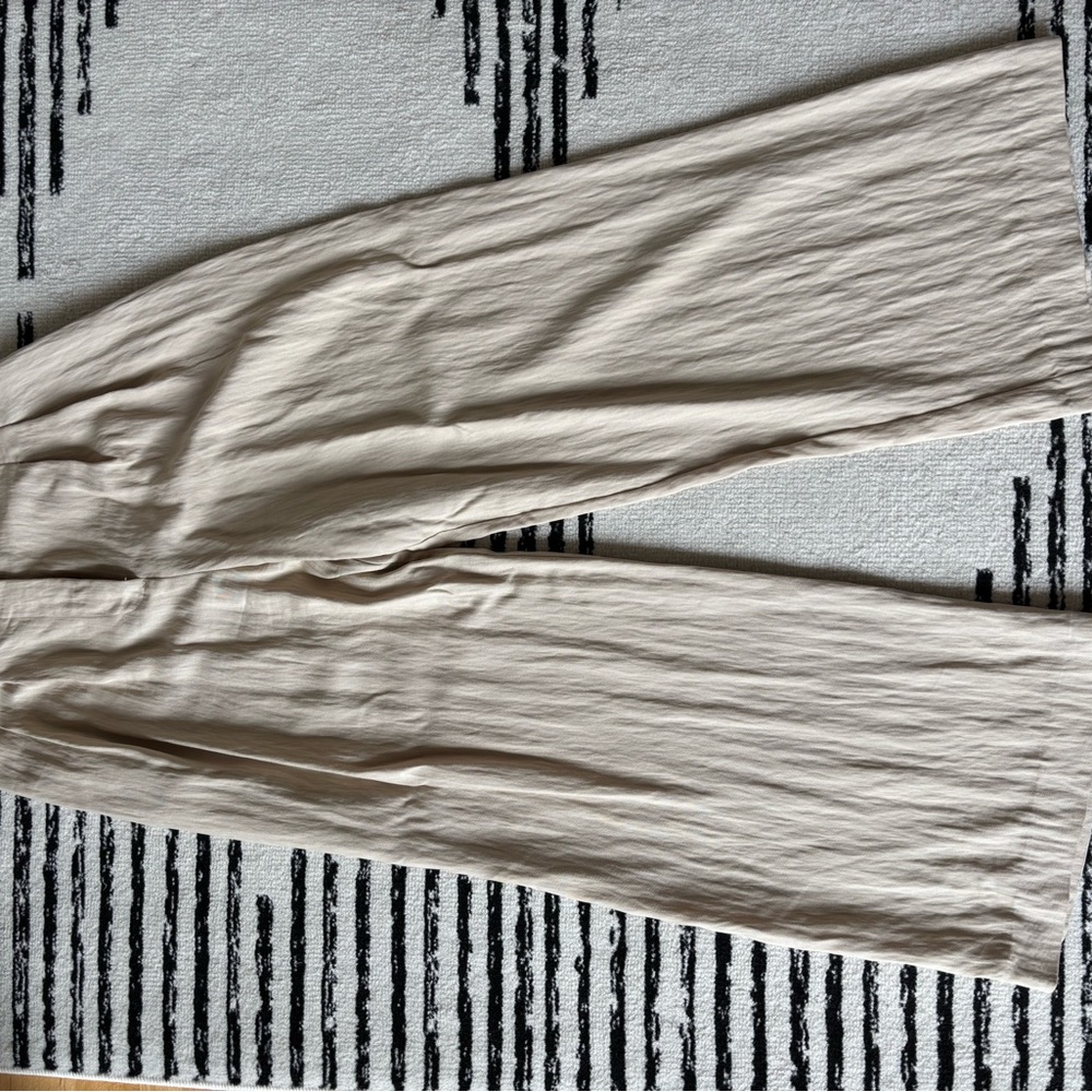 Zara Cream Wide Leg Pants